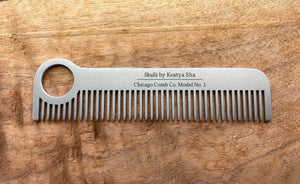 Skulls Comb, designed by artist Kostya Sha