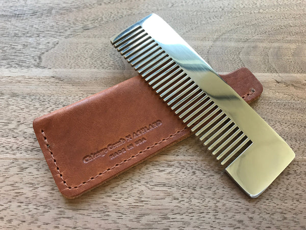 Mirror Stainless Steel Model 4 - Chicago Comb